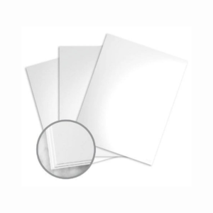 White Carolina Glossy Cover Stock, 12pt. / 280gsm