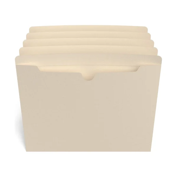 Reinforced File Jacket Letter Size Manila 100/Box