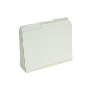 Top Tab Pressboard File Folders Letter Size Light Green