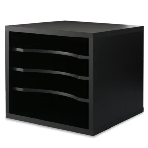 Wooden Desk Workspace Organizers Black