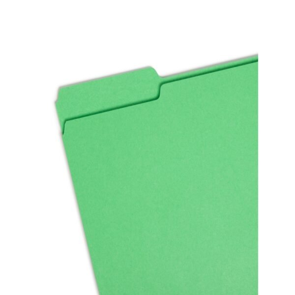 Color File Folders, Letter Size, 1/3 Cut, Brights, Box Of 100 - Multicolor - Image 2